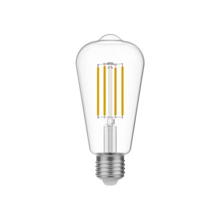 LED átlátszó Edison izzó ST64 7W 806Lm E27 3500K szabályozható - N02