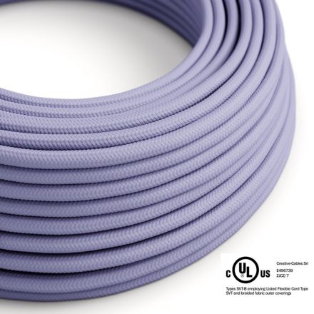  Kerek elektromos kábel 150 láb (45,72 m) tekercs RM07 Lilac Rayon - UL listán