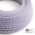  Kerek elektromos kábel 150 láb (45,72 m) tekercs RZ07 ZigZag Lilac Rayon - UL listán