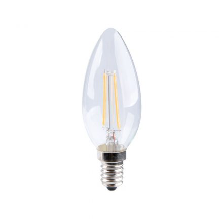  LED villanykörte Olive átlátszó 6W 806Lm E14 2700K