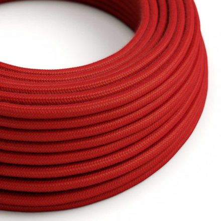  Ultra Soft szilikon elektromos kábel Fire Red pamut béléssel - RC35 kerek 2x0,75 mm