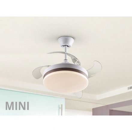  SCHULLER vento mini 169204 mennyezeti ventilátor fehér led dimmelhető