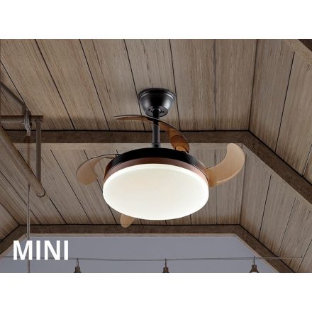  SCHULLER vento mini 169211 mennyezeti ventilátor matt fekete led szabályozható